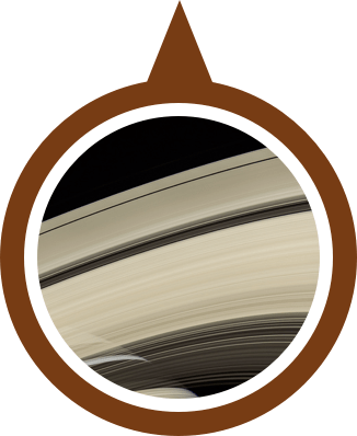 The outer atmosphere of Saturn contains 96.3% molecular hydrogen and 3.25% helium by volume. The planet's most famous feature is its prominent ring system, which is composed mostly of ice particles with a smaller amount of rocky debris and dust.